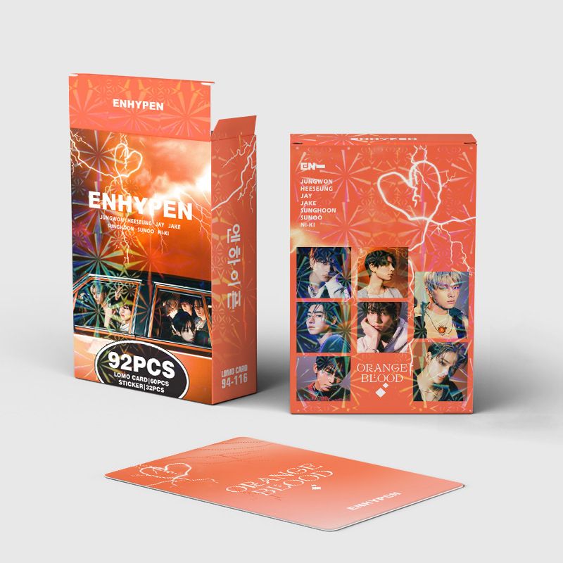 1 pack Kpop ENHYPEN mini Photo album photocards sticker set 94116