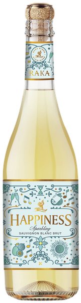 Raka Happiness Sparkling Sauvignon Blanc Brut - 6 x 750ml