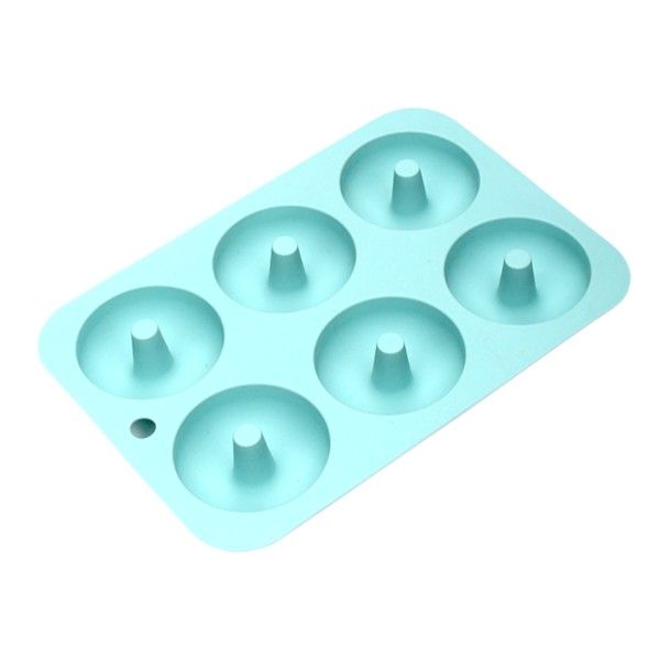 6-Cavity Non-Stick Silicone Doughnut Mould