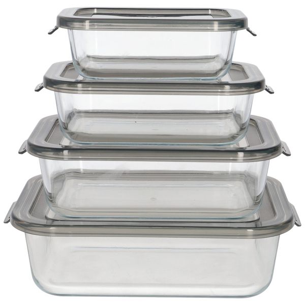 Danny Home Borosilicate Food Container Set of 4