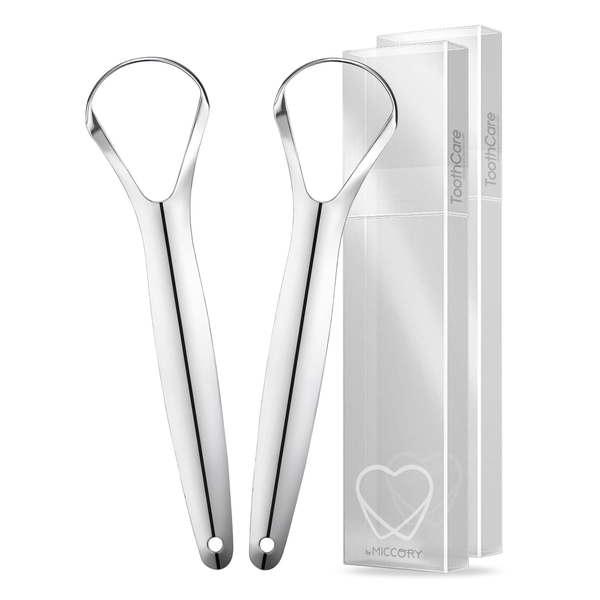 ToothCare - Spoon Shaped Tongue Scraper (2 Pack)