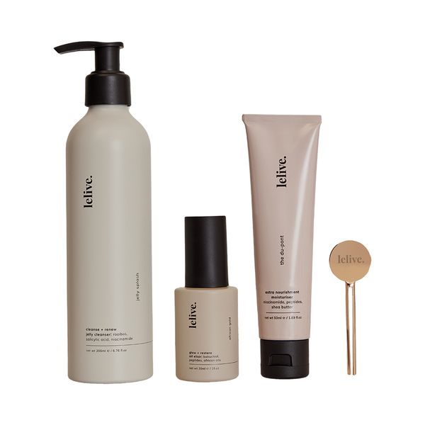 Lelive - Nourishing 3-Step Routine | Revitalize, Plump + Restore