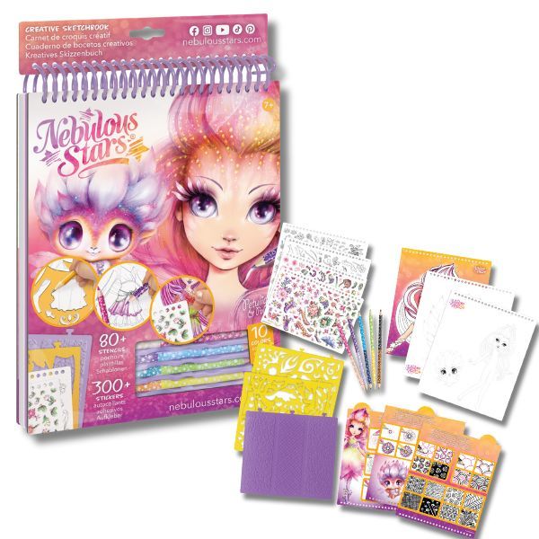 Nebulous Stars Creative Sketchbook Petulia - Art &amp; Drawing Kit for Kids