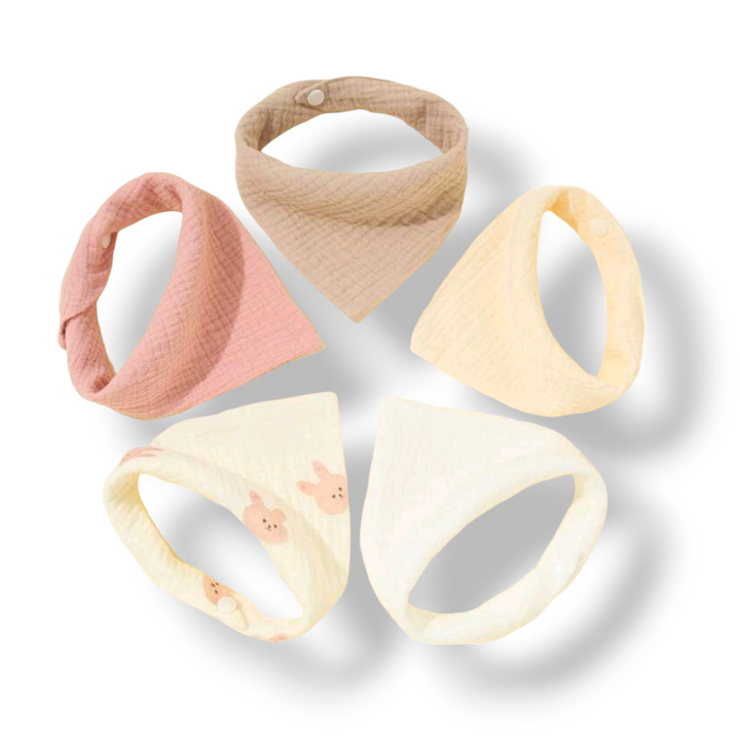 Baby Bandana Bibs - 5pc | Shop Today. Get it Tomorrow! | takealot.com