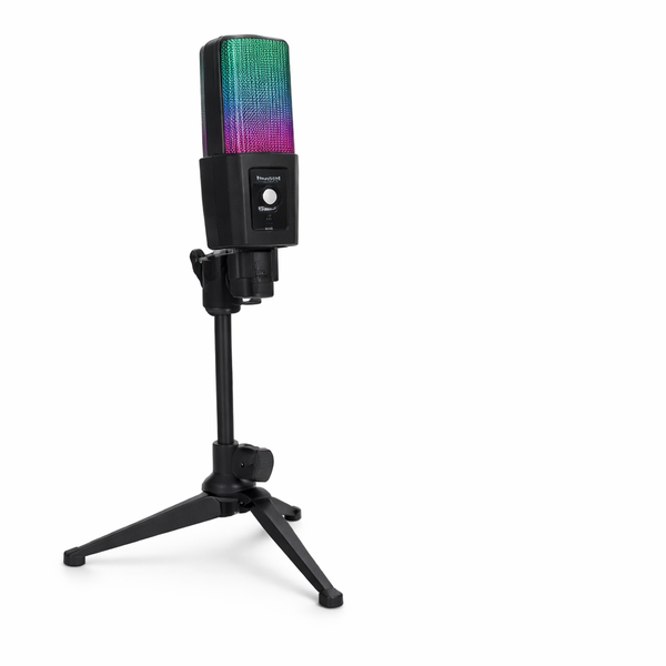 RGB Karaoke Microphone with Voice Change, ANC &amp; Dynamic Sound Effects