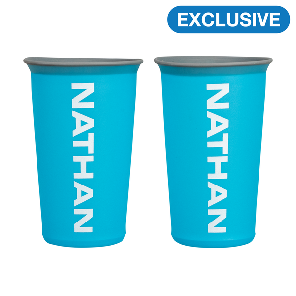 Nathan Reuseable Race Day Cup - BlueMeAway/White - 2 Pack