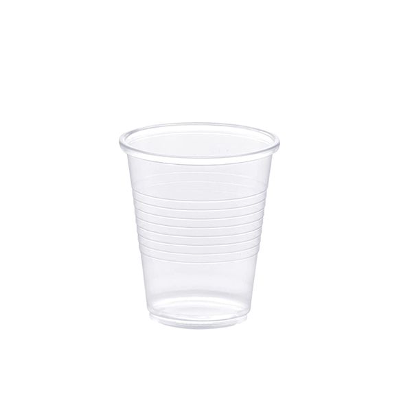 8oz Clear Plastic Cups ,Case Of 50, Disposable Drinking Glasses Bulk