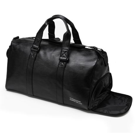 2023 Fashion Waterproof Pu Fitness Handbag For Men Leather