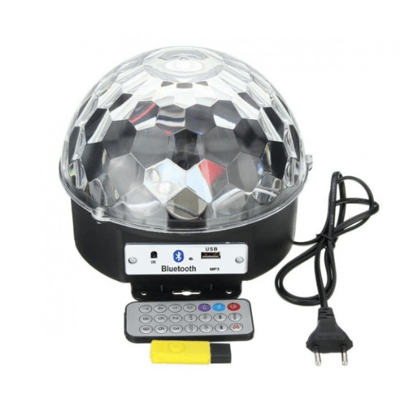 mp3 led magic ball light как подключить телефон