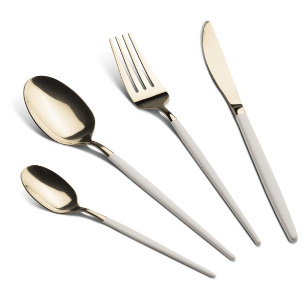 Berlinger Haus 24-Piece Mirror Polish Cutlery Set - Sahara Collection
