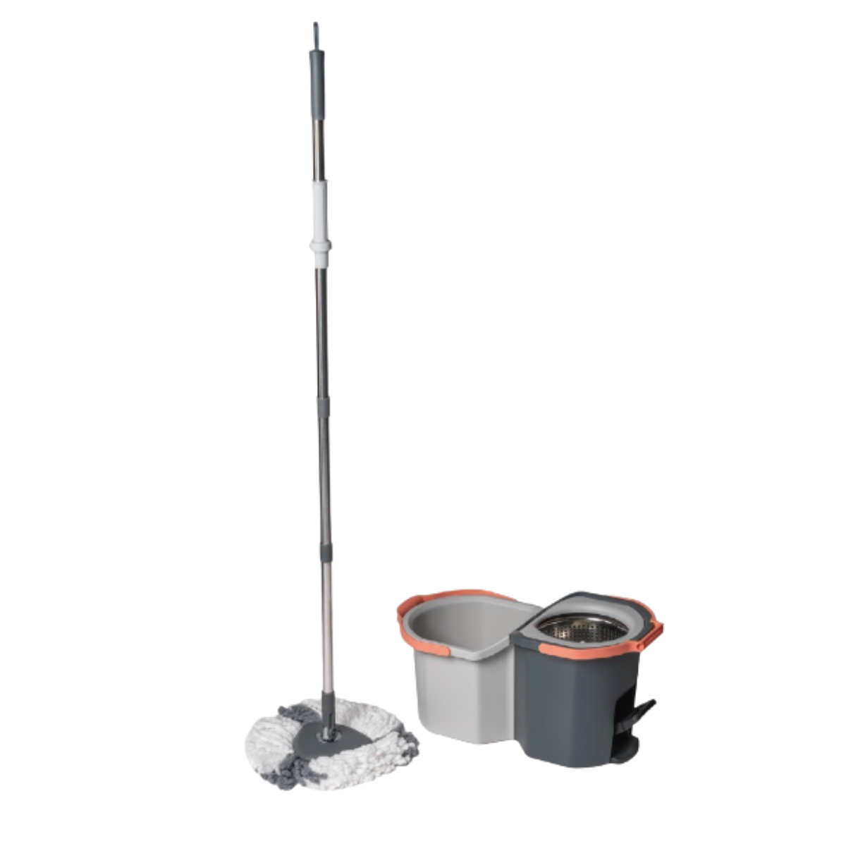 メイプアップ　MAYP-UP 2袋セット Maisonware | Spin Dual Split Bucket With Mop - Orange | Shop Today