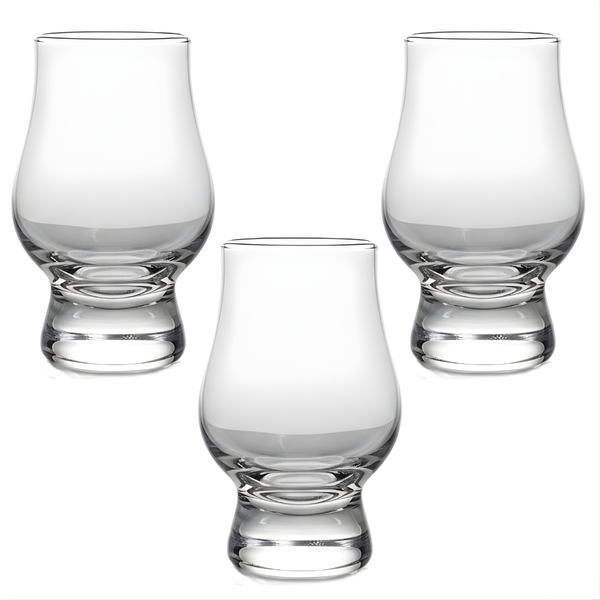 3 Pack - Crystal Whiskey Tasting Cup 75ml - Transparent