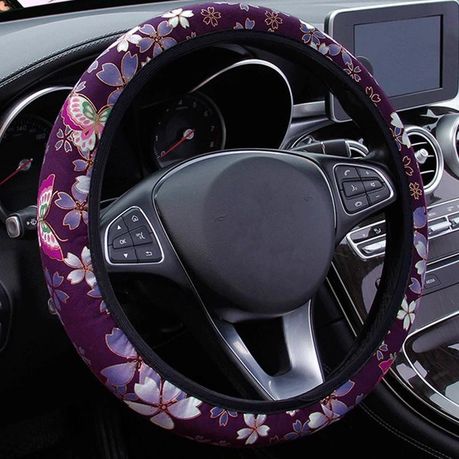 Taicanon 1Pcs Cute Daisy Steering Wheel Cover, Universal Steering Wheel  Cover Suitable for Ladies, Non-Slip and Odorless, Suitable for Suvs, Cars