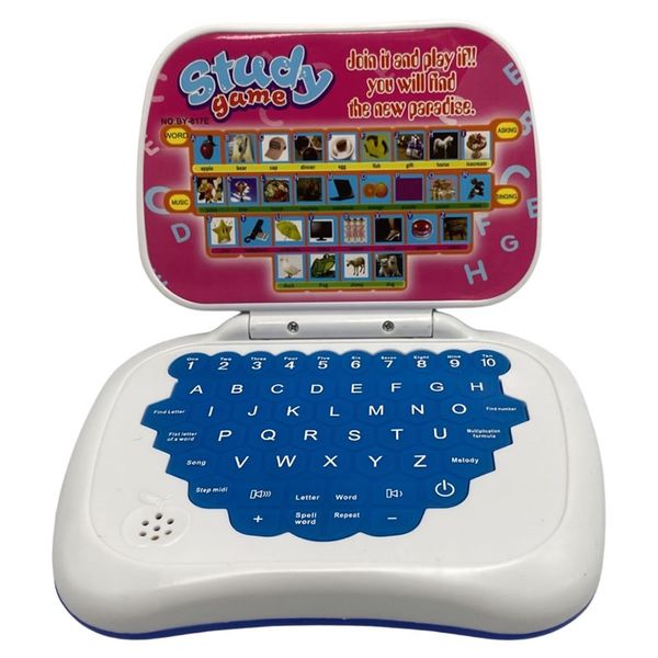 Children's Portable Educational Laptop Study Game