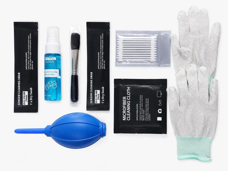 9-in-1 Camera Lens Cleaning Kit for DSLR Cameras, Phones &amp; Laptops