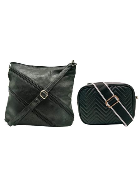 Elegant Black Handbag Combo - Stylish &amp; Versatile
