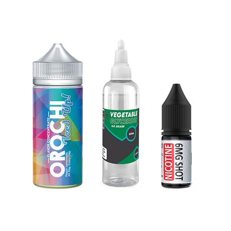 120ml Majestic Vapour Juice DIY Longfill Kit - Orochi Iced Up - 6mg Image