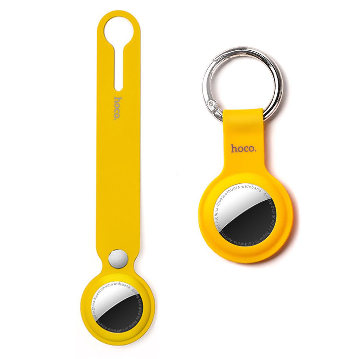 Silicon Protective Case Keychain & Loop Set for Apple AirTag 2 x Pack