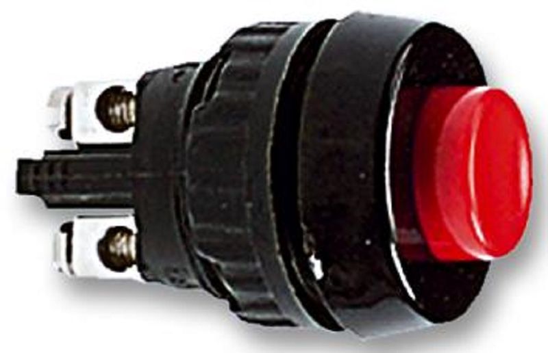 Rafi (1.10.001.151/0301) Pushbutton Switch, 15.2 mm, SPST-NC, On-Off