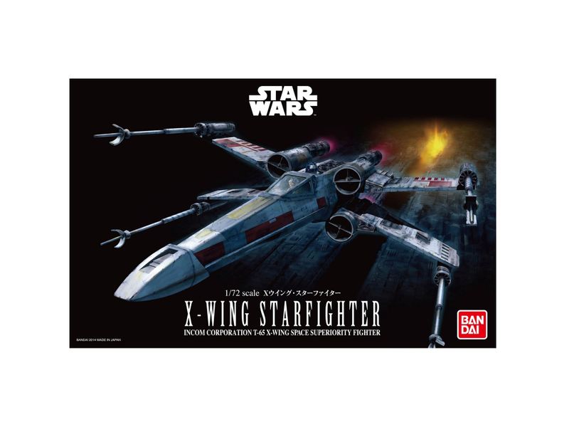 Revell 1/72 Star Wars X-Wing Starfighter Plastic Model Kit (Bandai)
