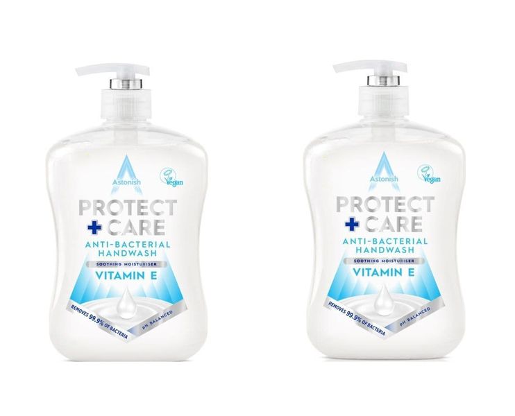 Astonish Protect and Care Handwash Vitamin E 600ml 2-Pack