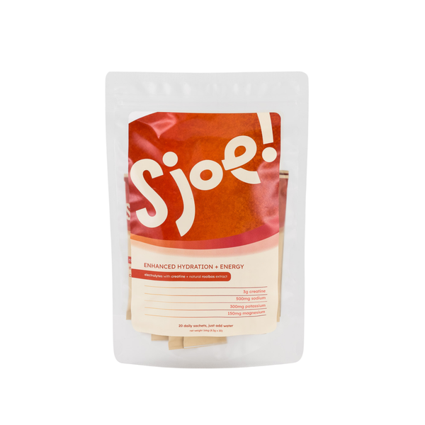 20 Pack | Sjoe Daily Rooibos-infused Electrolyte + Creatine Sachets