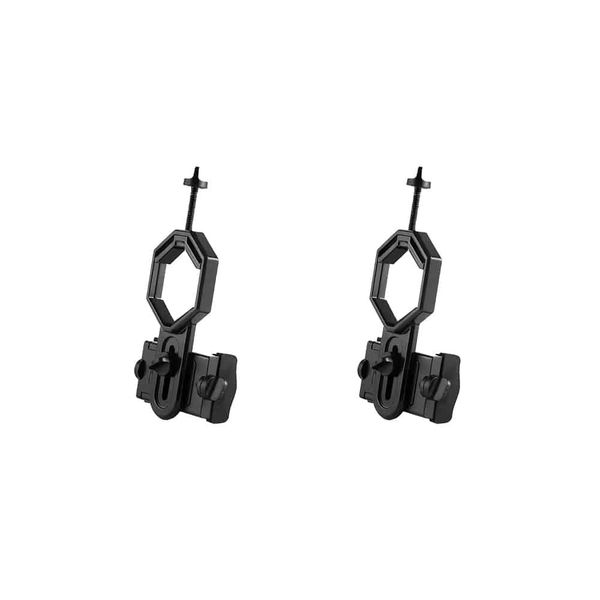 Action Mounts Universal Phone Binocular Telescope Adaptor Clip Mount 2 Pack