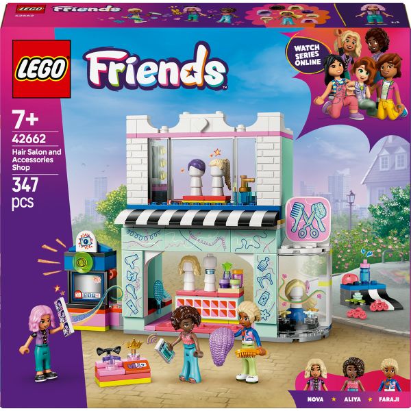LEGO® Friends Hair Salon and Accessories Shop Creative Pretend-Play Toy 42662