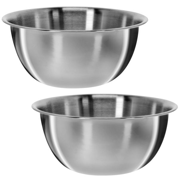 Kitchen Multifunctional Heavy Duty Stainless Steel Mixing Bowl 2 Set -20cm