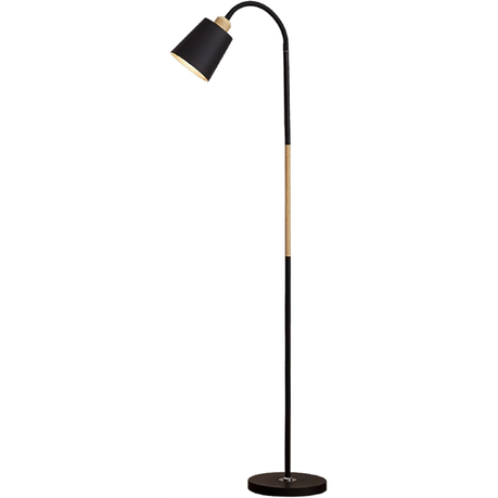 1.5m Industrial Floor Lamps Metal Standing Lamp with Adjustable Gooseneck Image