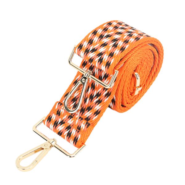 Camera Neck Shoulder Strap Orange White Black