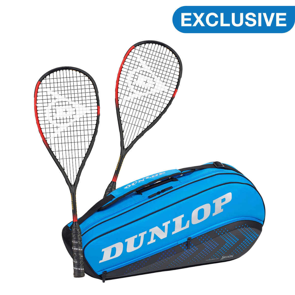 Dunlop Sonic Core Pro LTD Edition rackets and FX Performance 3 Racket bag