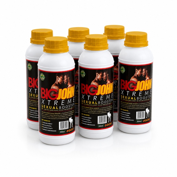 BigJohn Xtreme Premium Herbal Libido and Perfomance 250ml x 6 Bottles