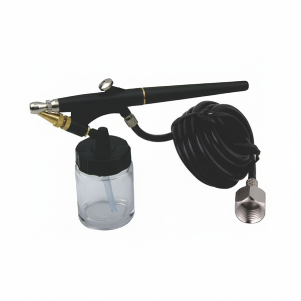 Versatile Airbrush Painting Kit with Double Action and 3 Tip Sizes