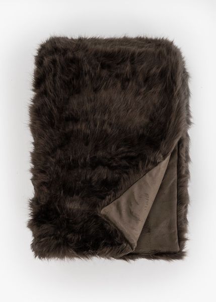 Faux Fur Throw