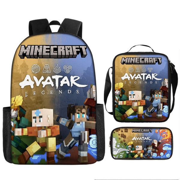 Lunch Box &amp; Pencil Case Minecraft image