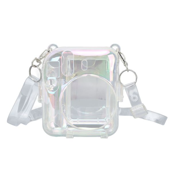 Clear Case Compatible With Fujifilm Instax Mini 12 Purple Set