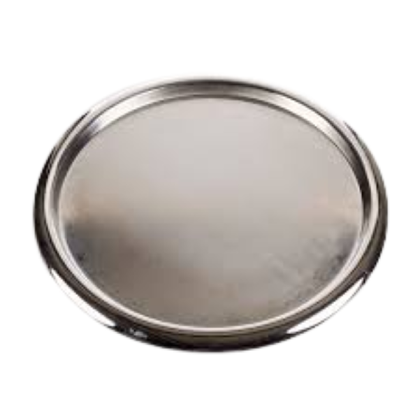 Multipurpose Round stainless Steel Serving Tray Shop Today. Get it Tomorrow!
