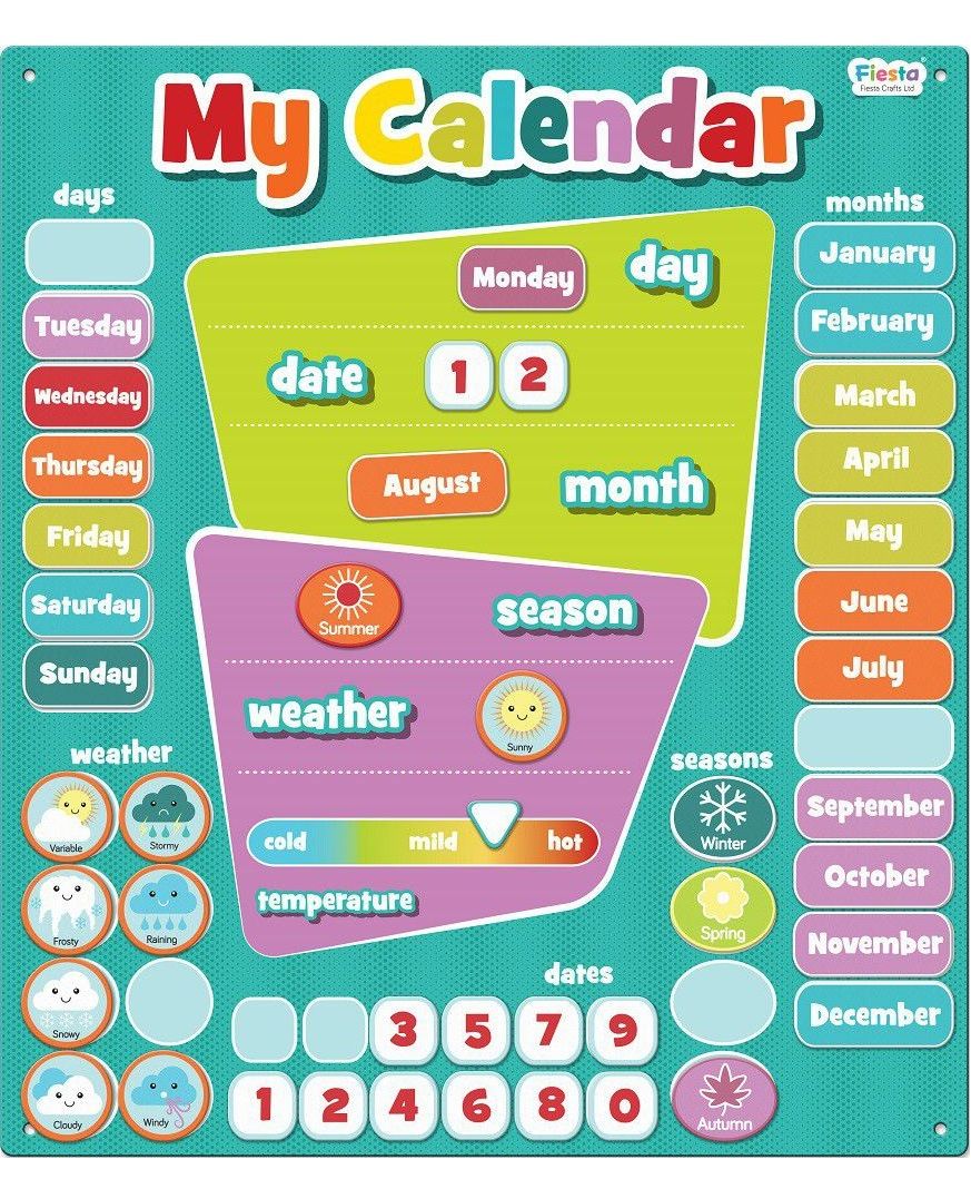 Fiesta Blue Magnetic Calendar Shop Today Get It Tomorrow Takealot