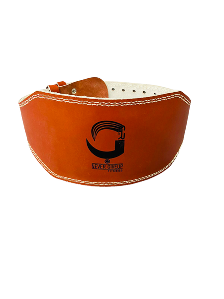 Grip FS Weight Lifting Leather Belt (Brown)