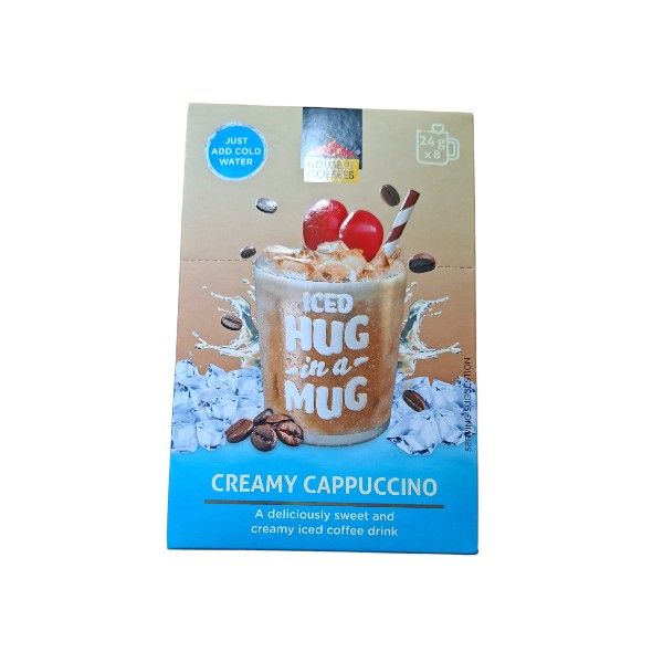 House of Coffees Iced Hug in a Mug Creamy Cappuccino - 8 x 24g