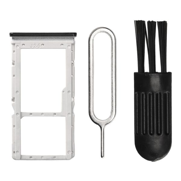 SIM Card Tray Set compatible with Redmi Note 8 Pro Black