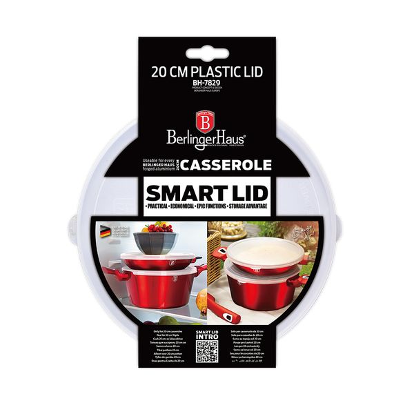 Berlinger Haus Smart Plastic Lid For Casserole 20cm 24cm 28cm