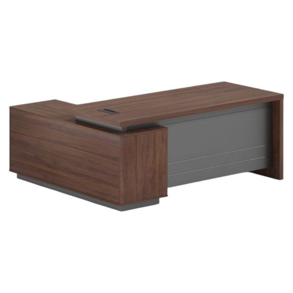 ZY1603 Executive L-Shaped Office Desk - 160x160x75cm