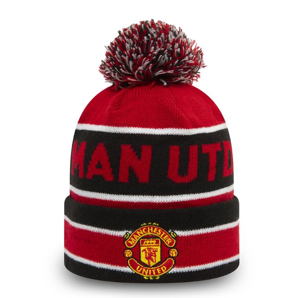 Manchester United New Era Bobble Beanie with Pom