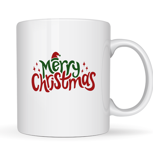 Graphical CPT White Ceramic Mug 350ml - Merry Christmas Daddy Claus