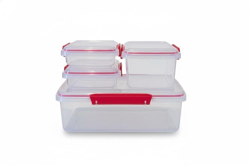 Continental 4 piece clip food container
