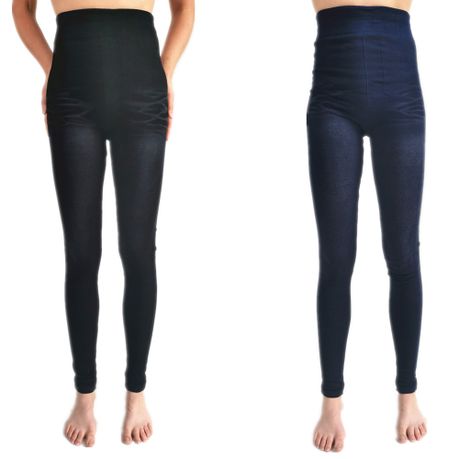 Womens High Waist Jeggings Skinny Leggings Denim Jeans Compression Strech  Pants