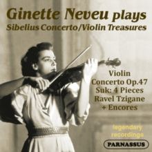 Ginette Neveu Plays Sibelius Concerto/Violin Treasures (CD / Album)
