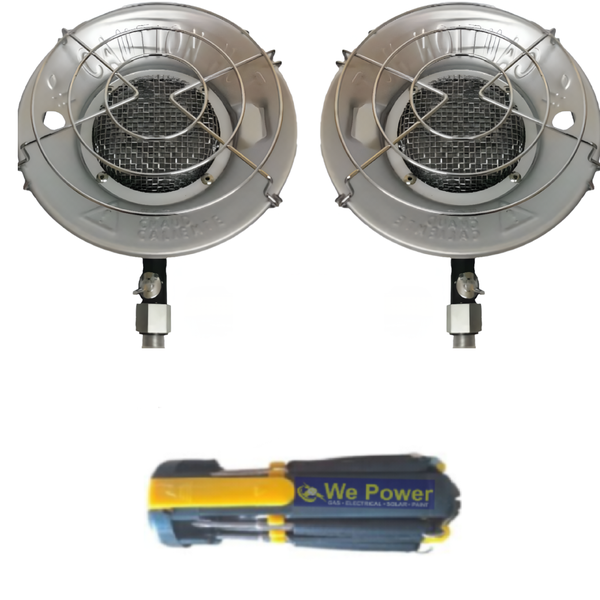 Gas Heater Portable Gas Heater Two Set with Free Screwdriver Set